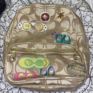 Coach Backpack Used
